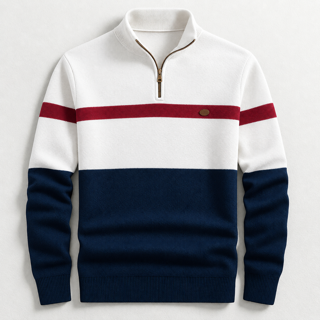 Half-Zip Pullover Herren | Schlank & Wärmend 1