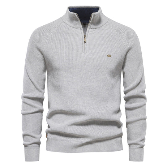 Half-Zip Trui Heren | Ademend Warm & Zacht Draaggevoel