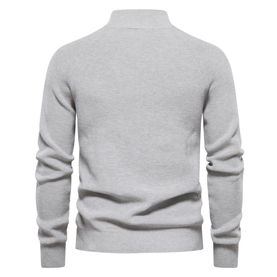 Half-Zip Trui Heren | Ademend Warm & Zacht Draaggevoel