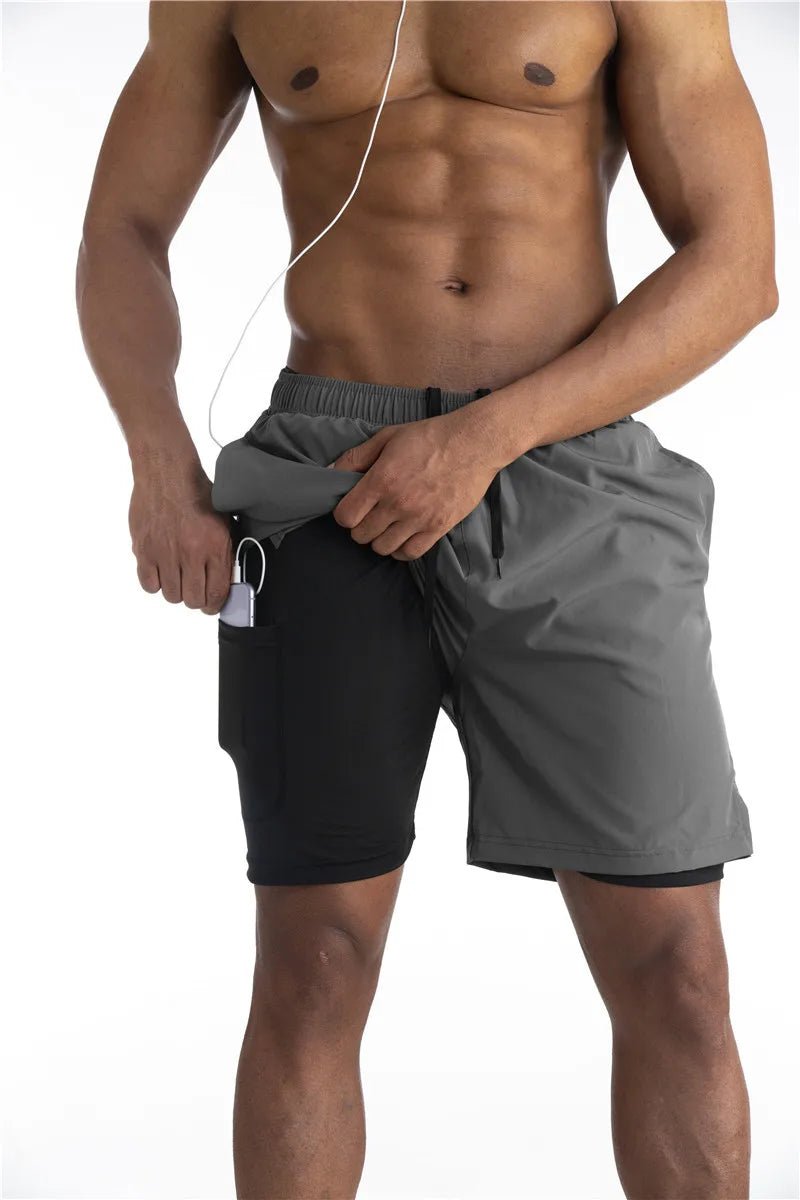 Hardloop Shorts Heren | Ingebouwde Liner & Telefoonzak