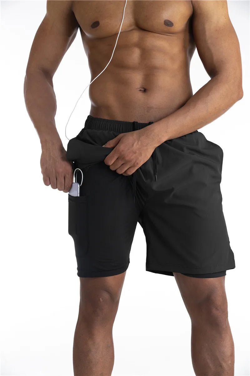 Hardloop Shorts Heren | Ingebouwde Liner & Telefoonzak