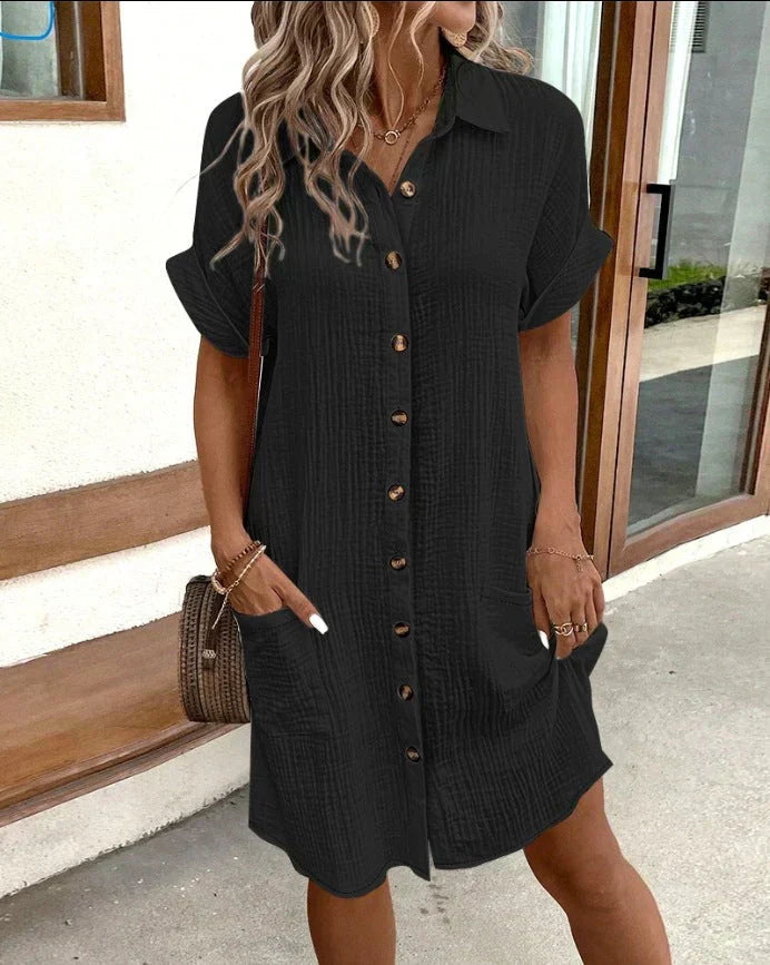 Hemdjurk Dames | Casual Knoopsluiting & Luchtige Zomerstijl