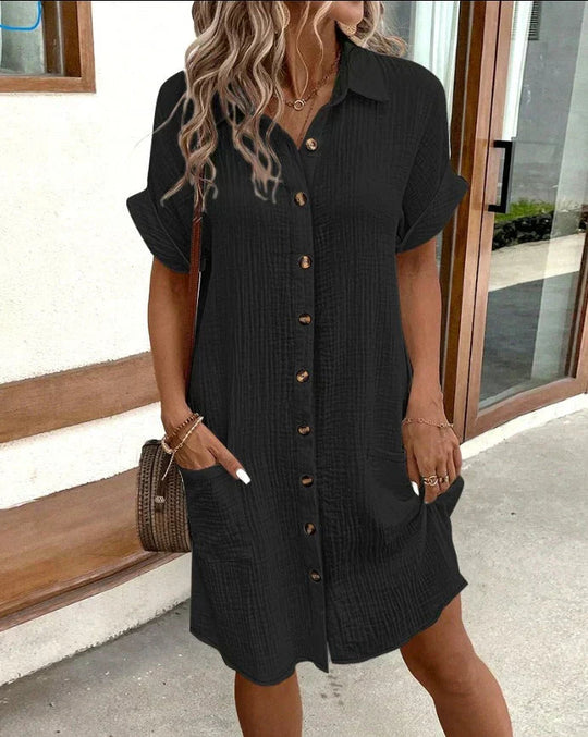 Hemdjurk Dames | Casual Knoopsluiting & Luchtige Zomerstijl