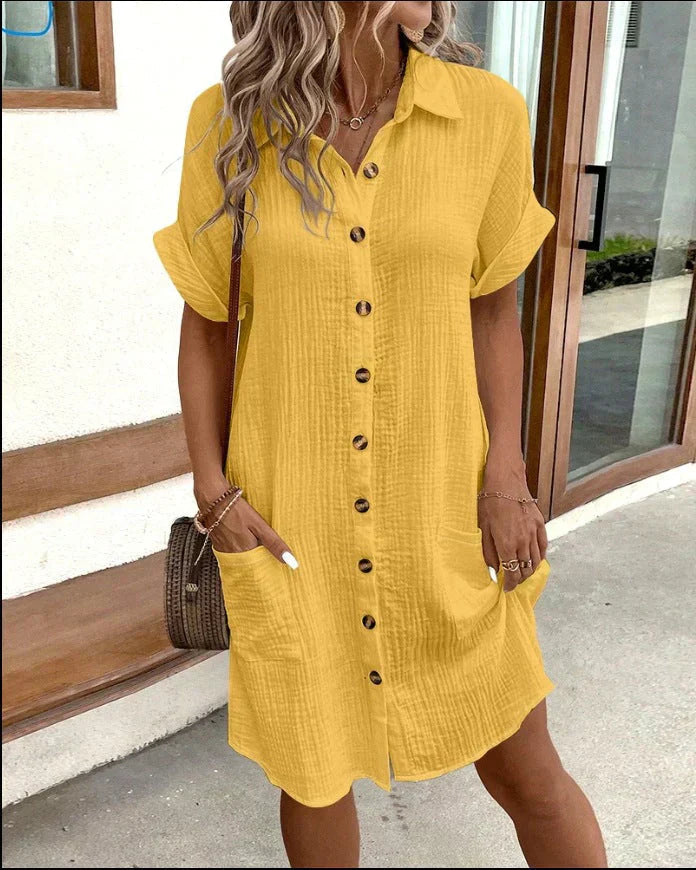 Hemdjurk Dames | Casual Knoopsluiting & Luchtige Zomerstijl