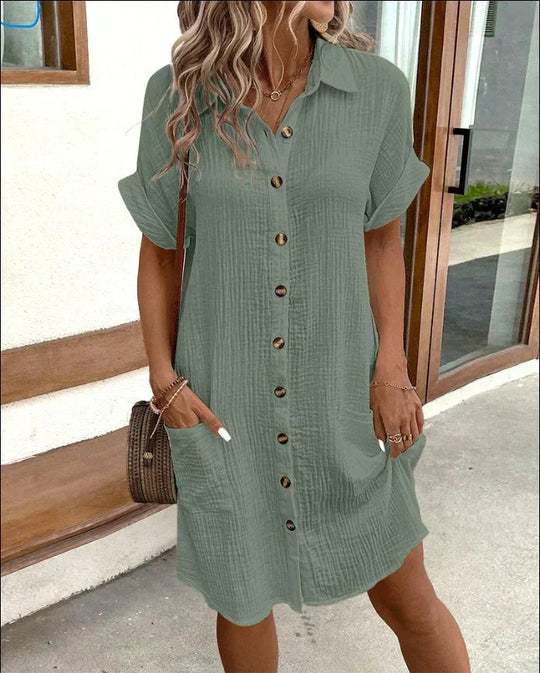 Hemdjurk Dames | Casual Knoopsluiting & Luchtige Zomerstijl