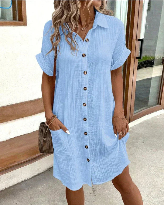 Hemdjurk Dames | Casual Knoopsluiting & Luchtige Zomerstijl