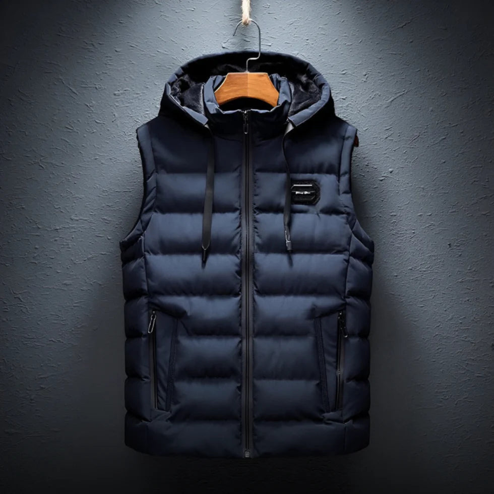 Heren Bodywarmer | Winddicht & Warm met Capuchon