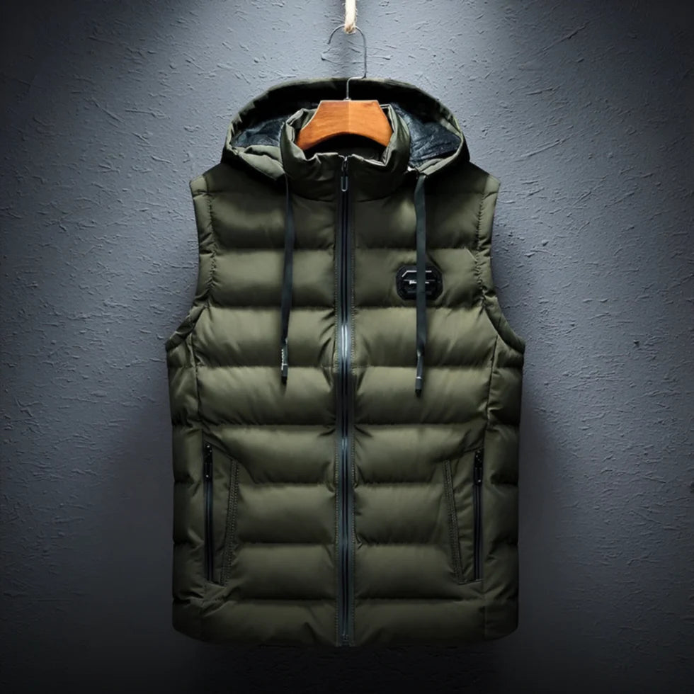 Heren Bodywarmer | Winddicht & Warm met Capuchon