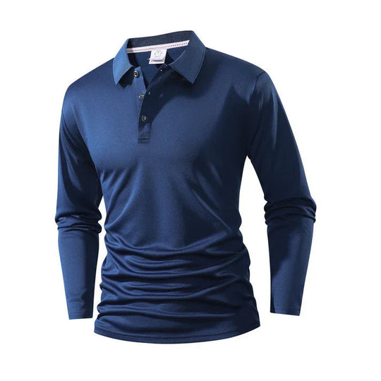 Heren Polo | Lange Mouw & Ademend Comfort