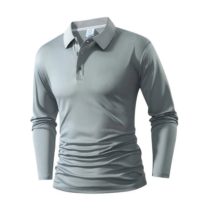 Heren Polo | Lange Mouw & Ademend Comfort