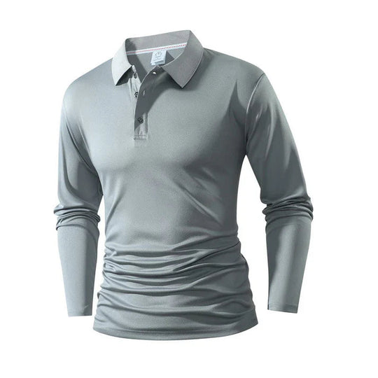 Heren Polo | Lange Mouw & Ademend Comfort