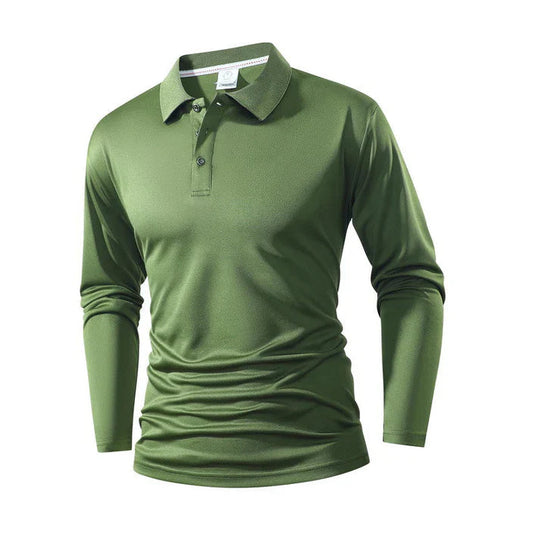 Heren Polo | Lange Mouw & Ademend Comfort