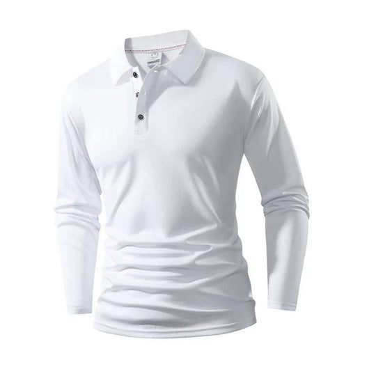 Heren Polo | Lange Mouw & Ademend Comfort