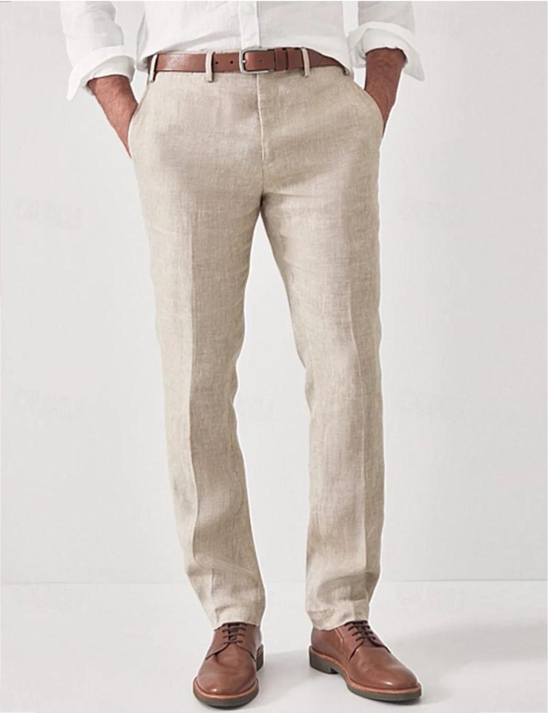 Heren Broek Ademend Regular Fit Casual 3