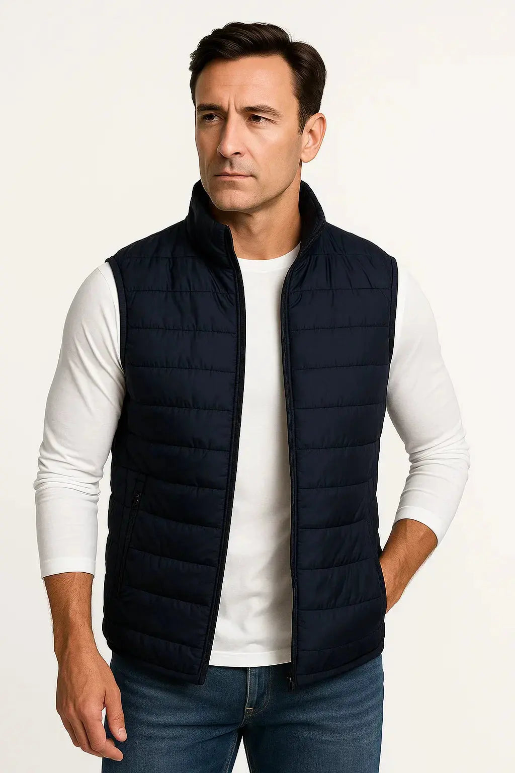 Heren Gewatteerd Bodywarmer Vest Montarello 0