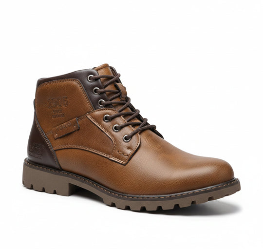 Heren Halfhoge Warme Laarzen Retro Stijl 2