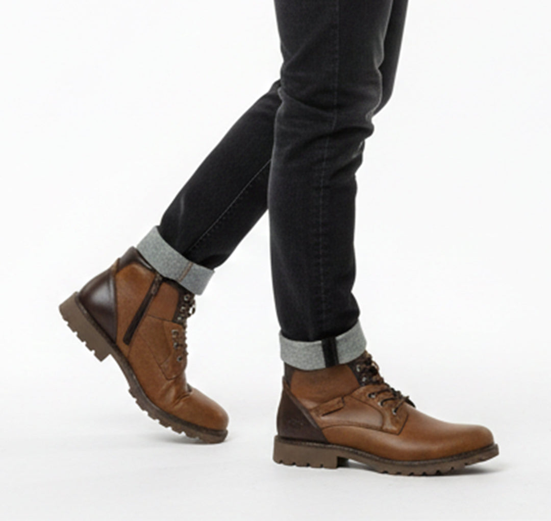 Heren Halfhoge Warme Laarzen Retro Stijl 6