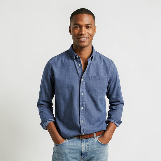 Heren Klassiek Casual Overhemd Modern Fit Montarello 1