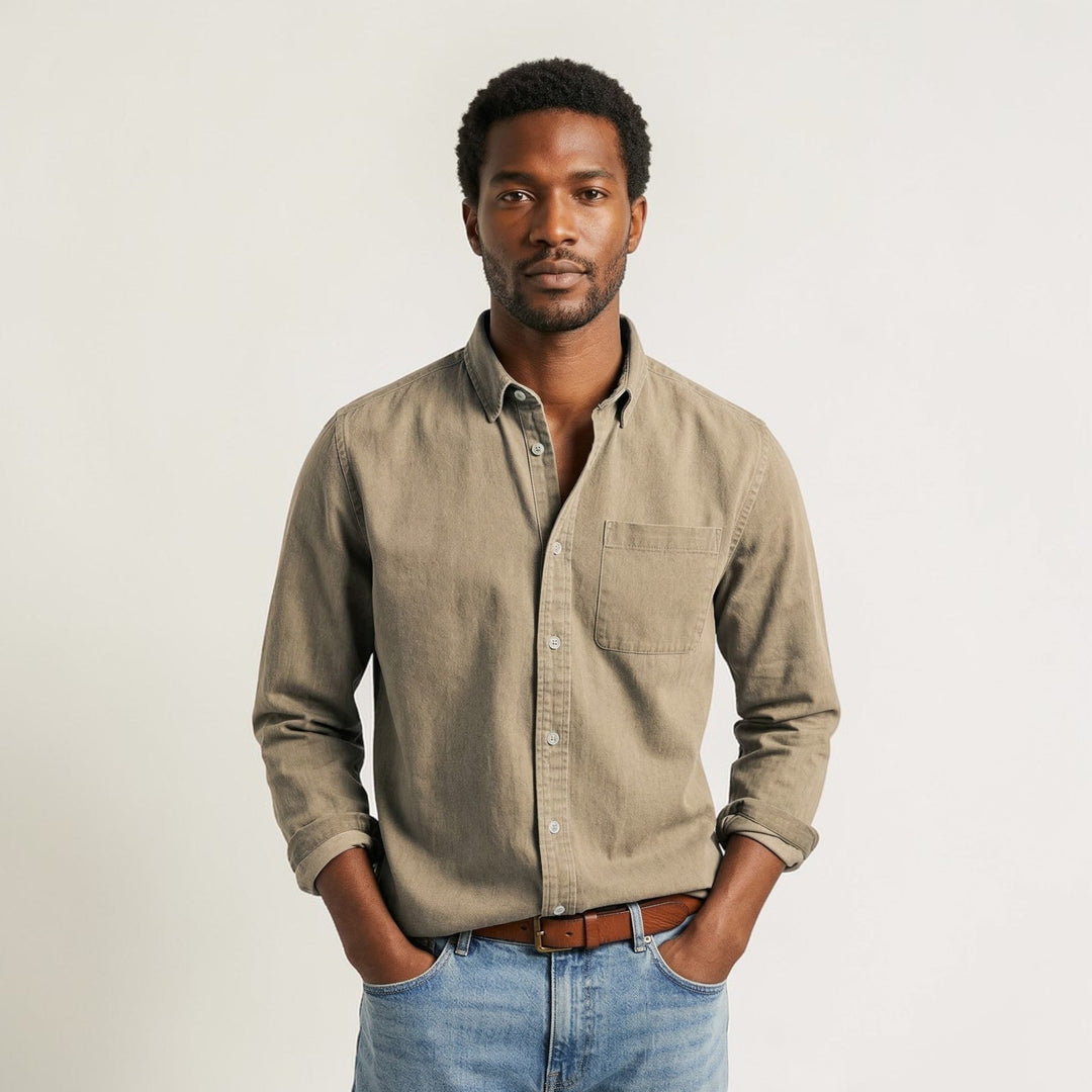 Heren Klassiek Casual Overhemd Modern Fit Montarello 2