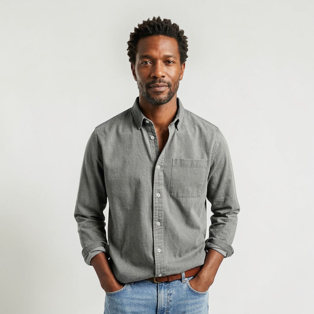 Heren Klassiek Casual Overhemd Modern Fit Montarello 3
