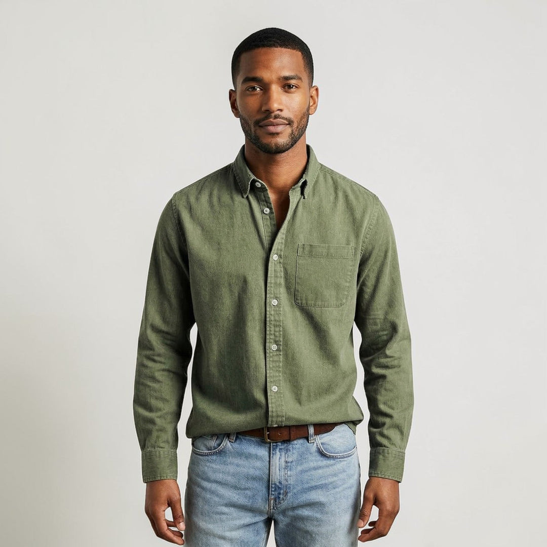 Heren Klassiek Casual Overhemd Modern Fit Montarello 5