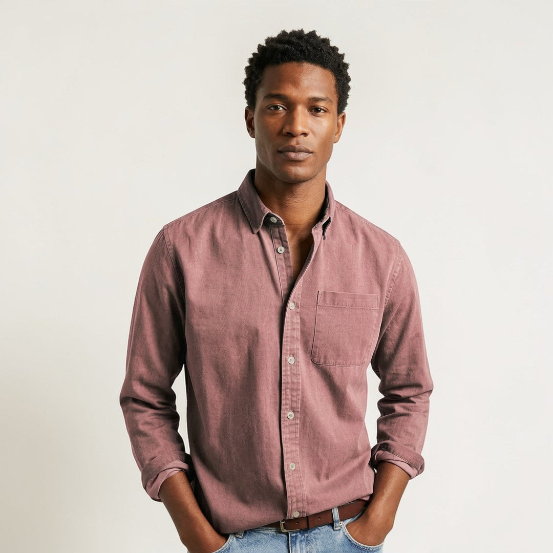 Heren Klassiek Casual Overhemd Modern Fit Montarello 8