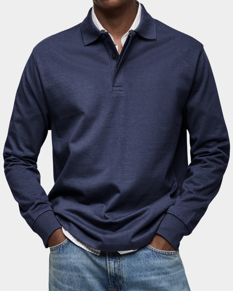 Heren Polo met Lange Mouwen Montarello 1