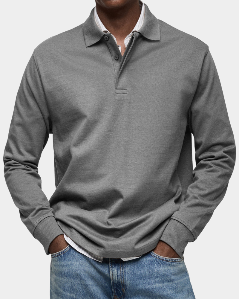Heren Polo met Lange Mouwen Montarello 4