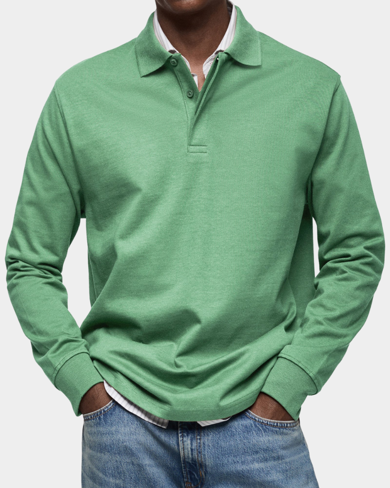 Heren Polo met Lange Mouwen Montarello 5