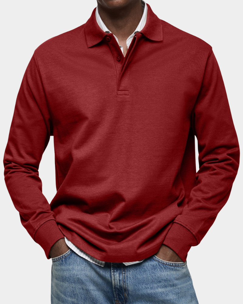 Heren Polo met Lange Mouwen Montarello 9