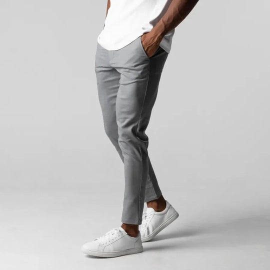 Heren Slim Fit Broek – Casual voor Dagelijks Gebruik, Geschikt voor Lente en Zomer 3