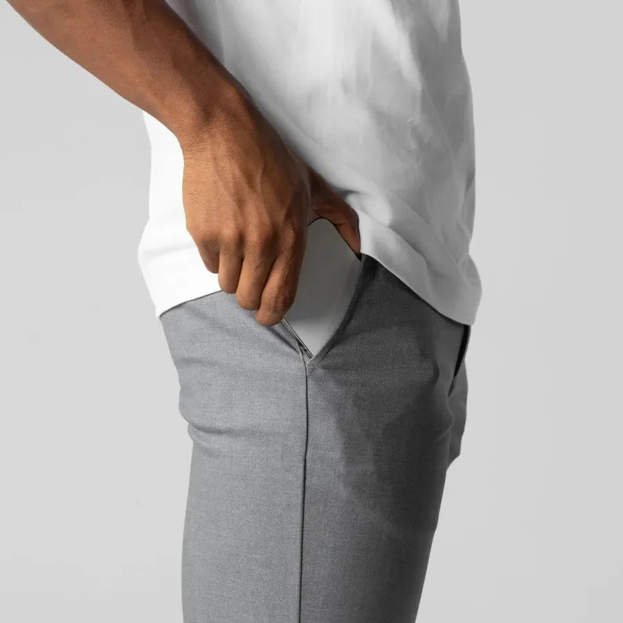 Heren Slim Fit Broek – Casual voor Dagelijks Gebruik, Geschikt voor Lente en Zomer 5