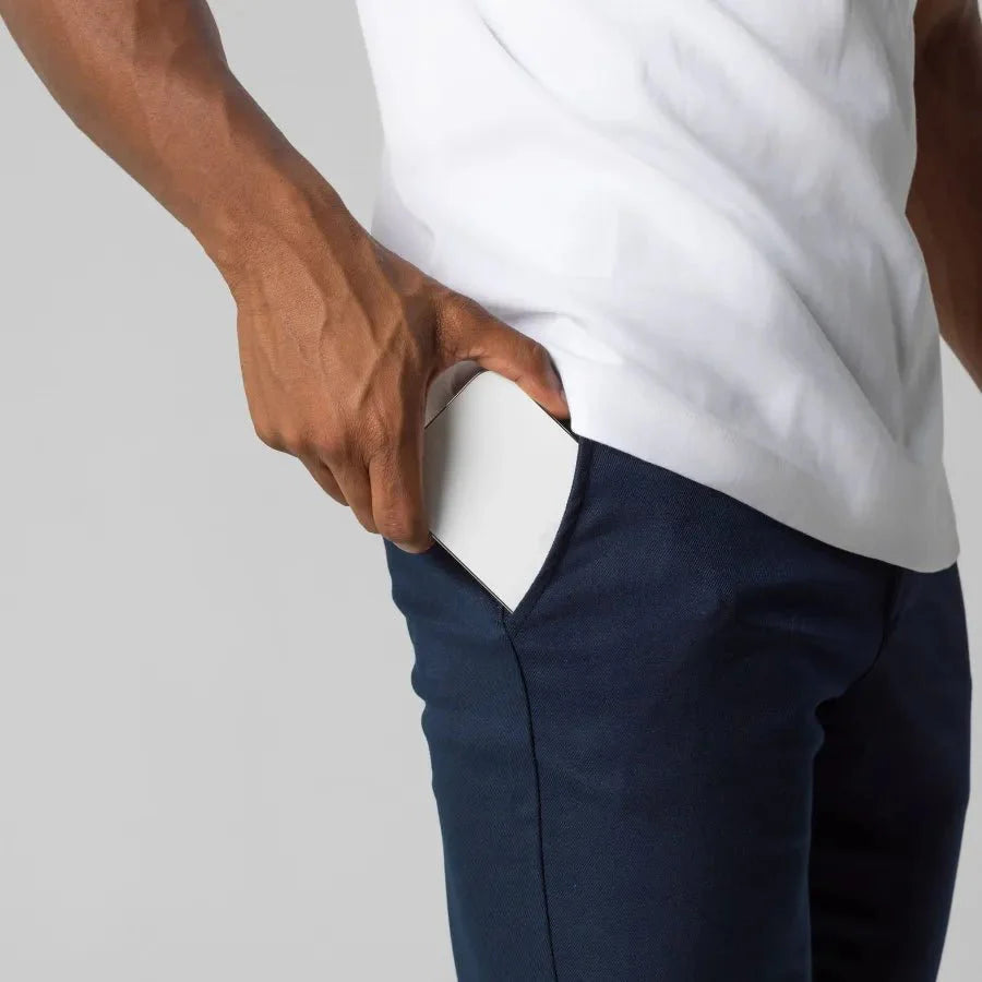 Heren Slim Fit Broek – Casual voor Dagelijks Gebruik, Geschikt voor Lente en Zomer 8
