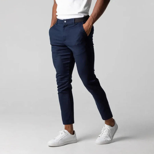 Heren Slim Fit Broek – Casual voor Dagelijks Gebruik, Geschikt voor Lente en Zomer 9
