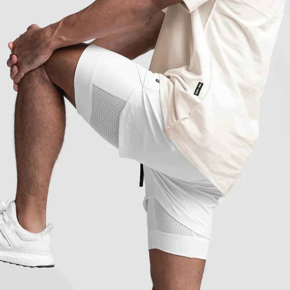 Heren Slim Fit Shorts – Geschikt voor Sport en Vrije Tijd, Met Elastische Taille 1