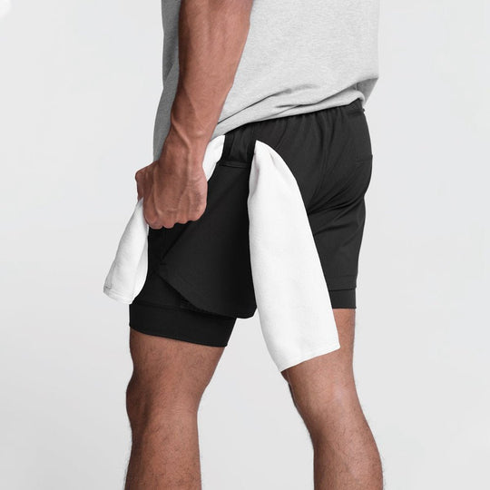 Heren Slim Fit Shorts – Geschikt voor Sport en Vrije Tijd, Met Elastische Taille 2