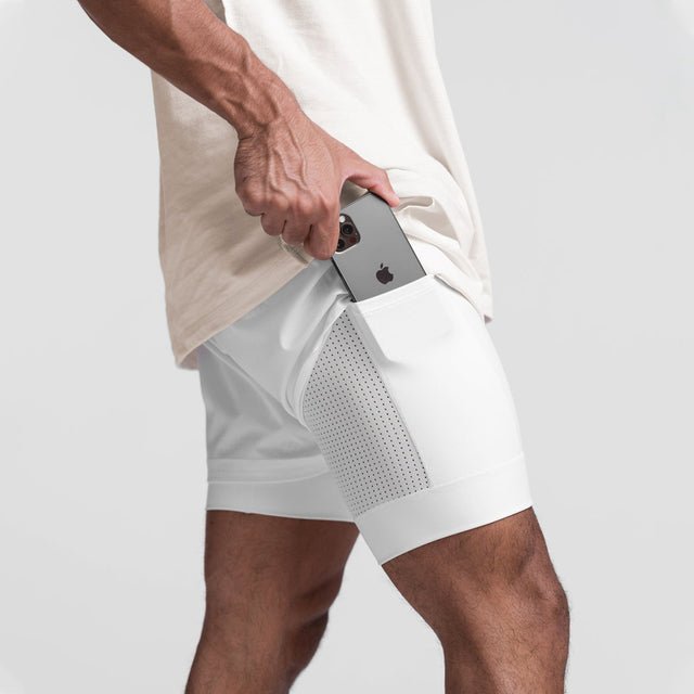 Heren Slim Fit Shorts – Geschikt voor Sport en Vrije Tijd, Met Elastische Taille 3