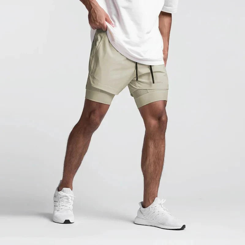Heren Slim Fit Shorts – Geschikt voor Sport en Vrije Tijd, Met Elastische Taille 7