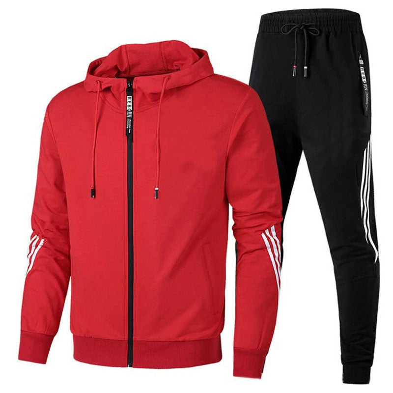 Heren trainingspak | Normale pasvorm, ademend materiaal | Casual 4