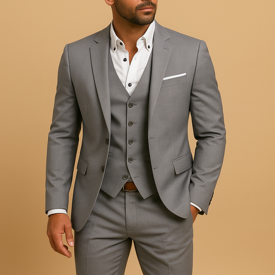 Herenpak Driedelig Slim Fit Heren | Tijdloze Klasse & Verzorgde Uitstraling