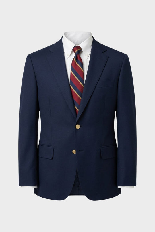 Herren Blazer tailliert Reverskragen Zweiknopfleiste mit Innentaschen