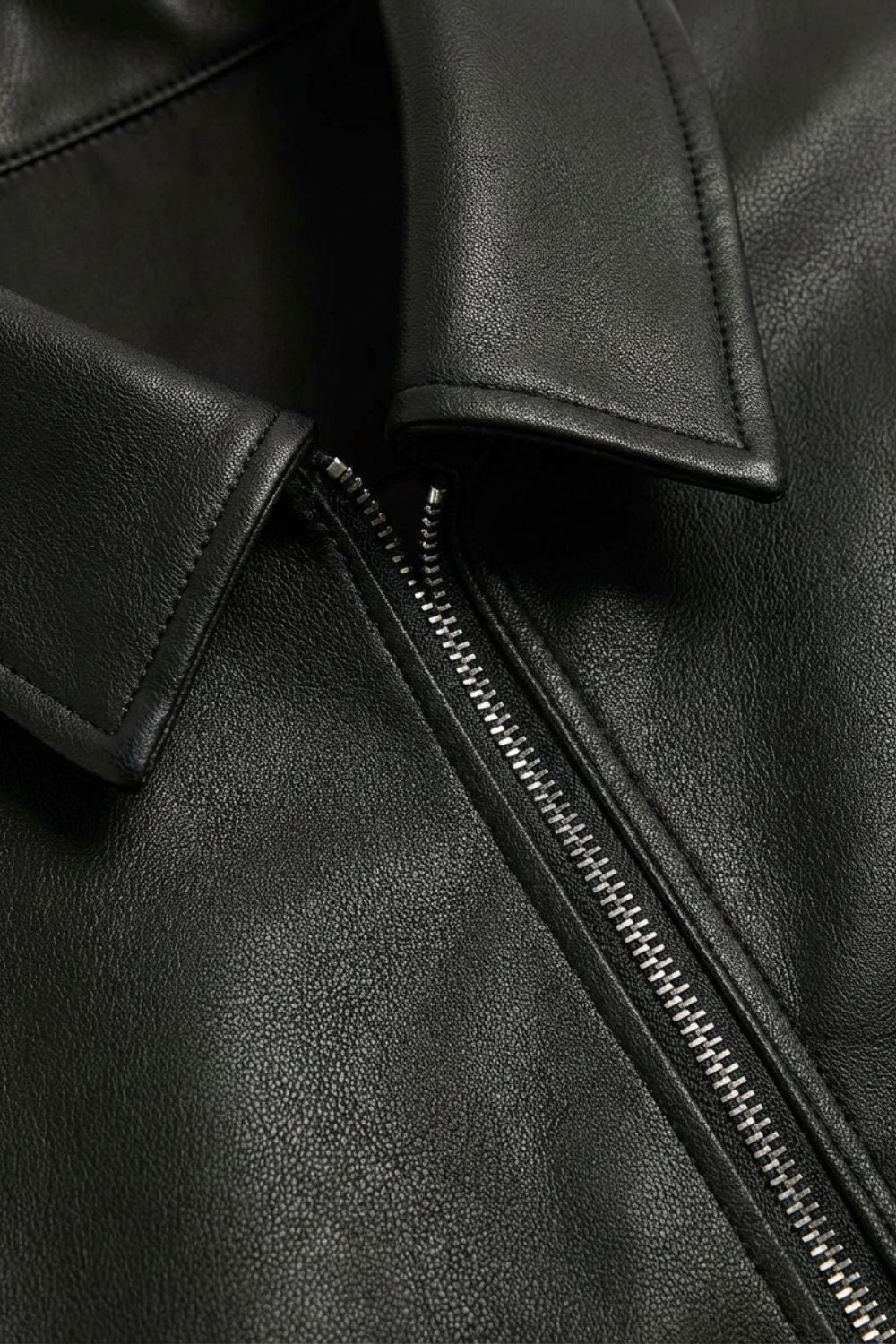 Herren Jacke Reißverschluss Eingrifftaschen Umlegekragen mit Taschen