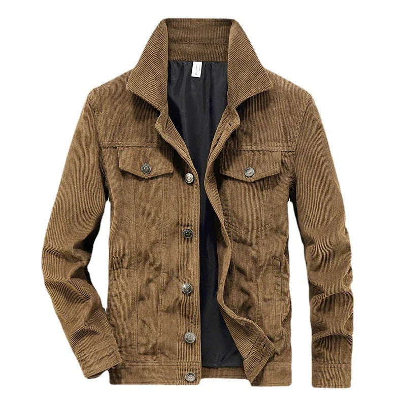 Herren Cordjacke Leicht Vielseitig Übergangsjacke Komfort 2