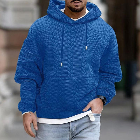 Herren Kapuzenpullover Kängurutasche Kapuze Kordelzug 2