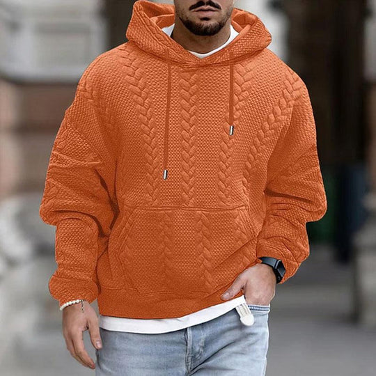 Herren Kapuzenpullover Kängurutasche Kapuze Kordelzug 3