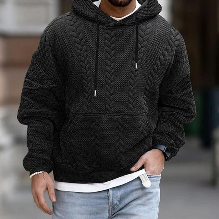 Herren Kapuzenpullover Kängurutasche Kapuze Kordelzug 4