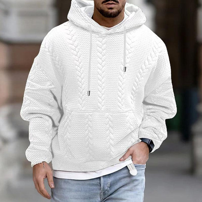 Herren Kapuzenpullover Kängurutasche Kapuze Kordelzug 5