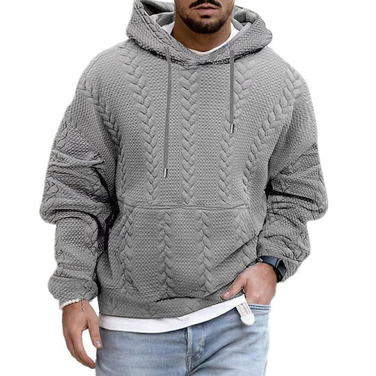 Herren Kapuzenpullover Kängurutasche Kapuze Kordelzug 1