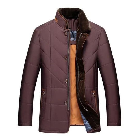 Herren Mantel wetterfest Silhouette Winter mit verstärkten Taschen