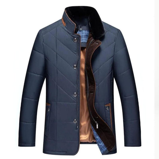Herren Mantel wetterfest Silhouette Winter mit verstärkten Taschen